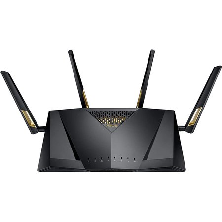 ASUS AX6000 Dual-Band WiFi 6 Gaming Router, Game Acceleration, Mesh WiFi Support, Lifetime Free Inte RT-AX88U